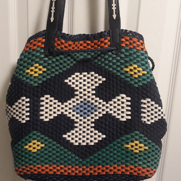 Tory Burch woven colorful bag - Picture 5 of 8